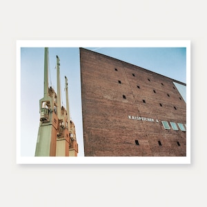 Hamburgo, Speicherstadt, postal, Filarmónica del Elba, Elphi, sala de conciertos, histórico, antiguo almacén del muelle, almacén, puerto, Elba, buenas tarjetas