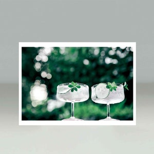 Cin Cin, Cartolina, Cocktail, Gin Andnic, Biglietto di auguri, Congratulazioni, Grazie, Invito, Foto cartolina, Tempo, Carte regalo