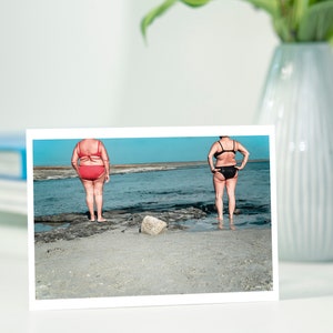 Ciao bella, Postkarte, Sommer, Sonne, Strand, Frauenpower, Ladies, Women, Fotopostkarte, Grußkarte