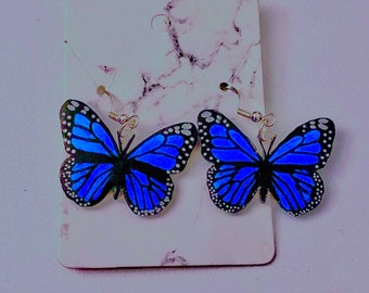 Blue Monarch Etsy