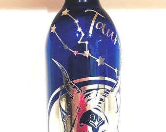 Taurus Goddess Wine Bottle Nightlight