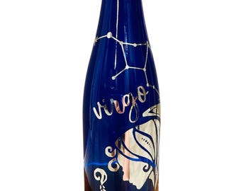 Virgo Goddess Wine Bottle Nightlight