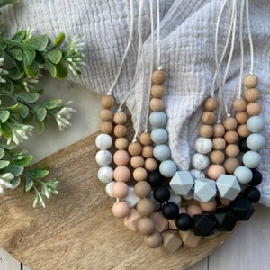 Wood Beads Teether Etsy Canada