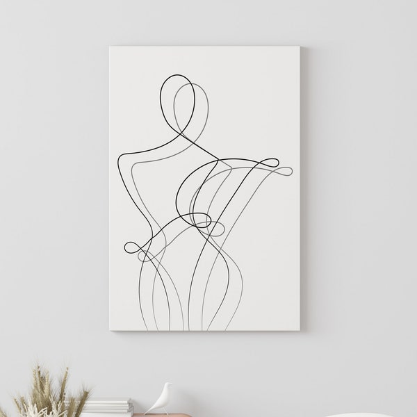 Silhouette Woman Print, Woman Line Wall art, Line Wall Art, Line Wall Drawing, Naked Woman Print, Body Prints, Home Prints