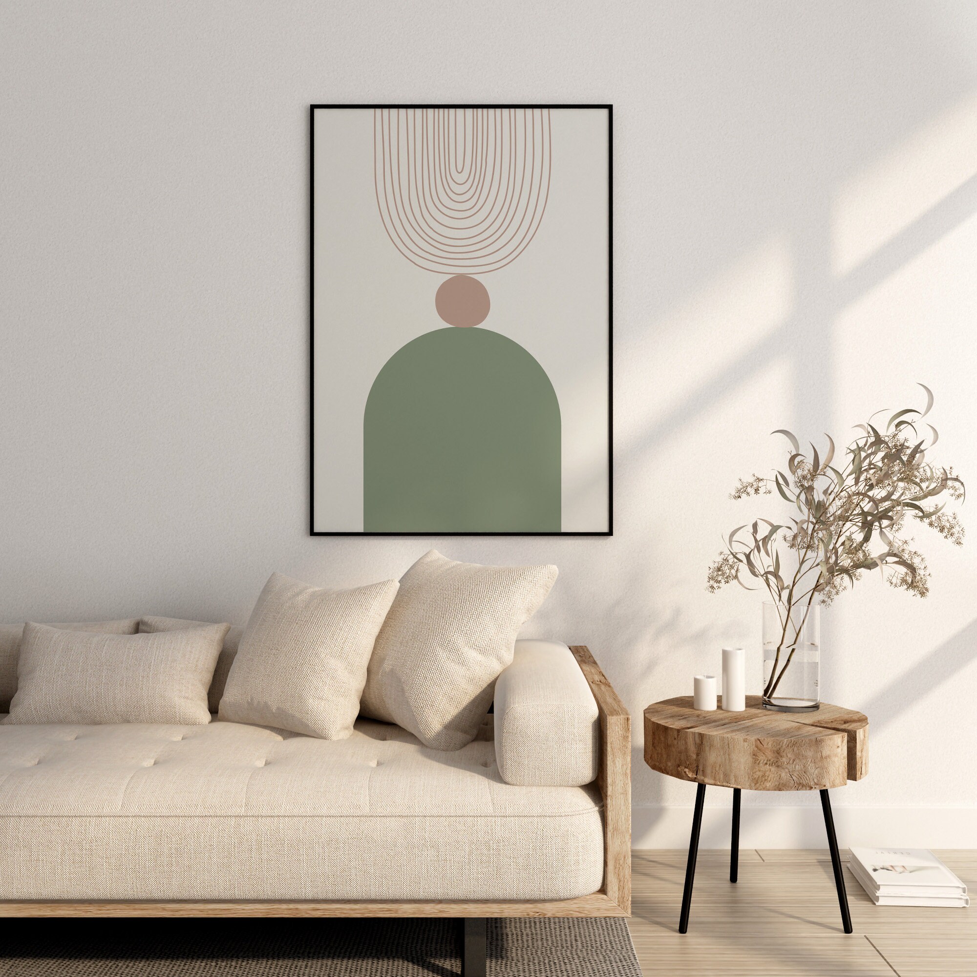Neutral Boho Wall Prints Boho Wall Decor Set of 3 Prints Etsy UK