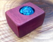 Purpleheart Marble Roller, 100 Natural Wood Antique Marbles, ADHD Stimming, Sensory Relief Stress Reliever, Mental Focus Anxiety Relief