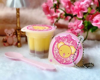 CCS Squishy Pudding Tasse Schlüsselbund | Fidget Spielzeug | Squishy Spielzeug | Niedliches Accessoire