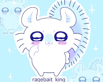 Momonga ragebait Sticker | 2.8"