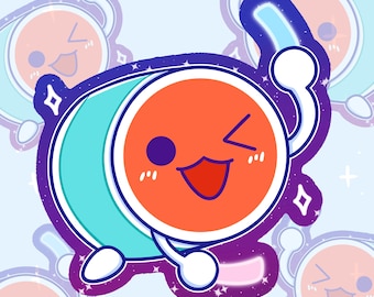 Taiko no Tatsujin Don Chan Sticker | 2.8"