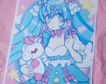 Yumekawa Princess Miku Print