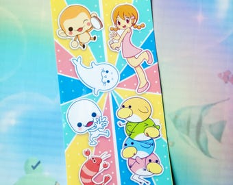 rhythm heaven sticker sheet 6pcs