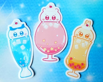 Chiikawa Ice Cream Soda Stickers