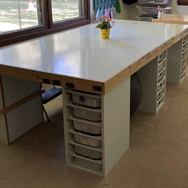 Craft Table Plans Etsy