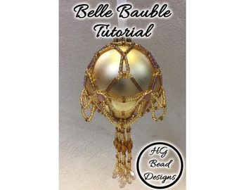 Beaded Bauble Cover Tutorial Pattern - Belle