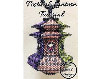 Festival Lantern Structural Peyote Stitch Pattern Tutorial