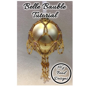 Beaded Bauble Cover Tutorial Pattern - Belle