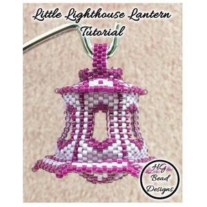 Leuchtturm Laterne Ornament Strukturelles Peyote Muster Tutorial