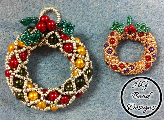 Beaded sale wreath pattern