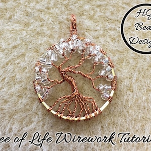 Wirework Tree Of Life Pendant Pattern Tutorial