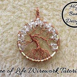 Wirework Tree Of Life Pendant Pattern Tutorial