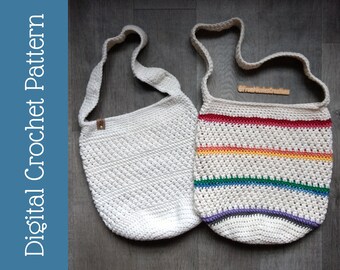 PATTERN | Rustic Summer Market Bag | Crochet Pattern | Beach Bag | Market Bag | Crochet Bag | Digital | PDF
