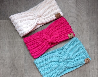 Ready to Ship! | Crochet Ear Warmer with a Twist | Ribbed Ear Warmer | Teen | Adult | Winter Fashion
