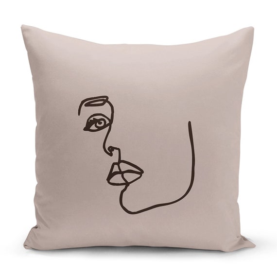 Print face top on pillow case