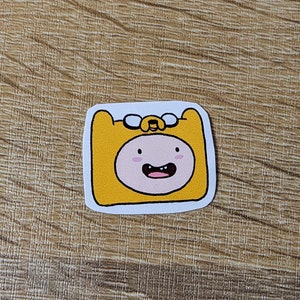 Finn & Jake Sticker | Adventure Time | Finn the Human | Jake the Dog | Best Friends | Laptop Sticker |