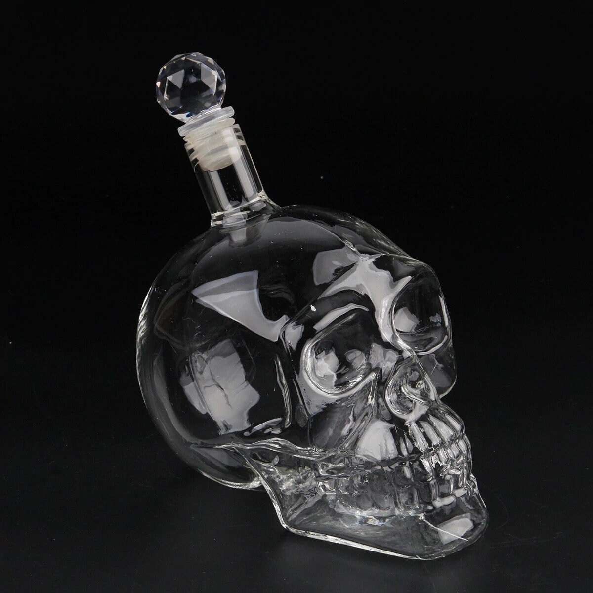 Crystal Skull Head Decanter Various Sizes Etsy