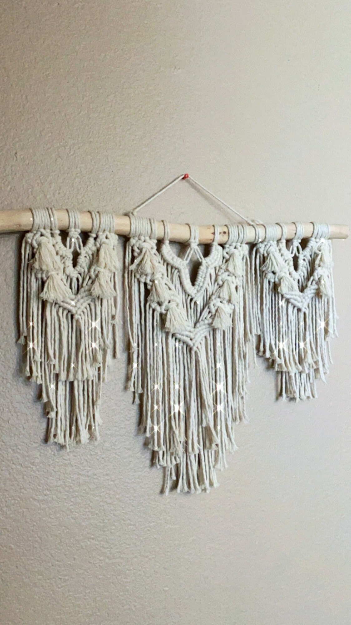 Macrame Driftwood Wall Hanging Etsy