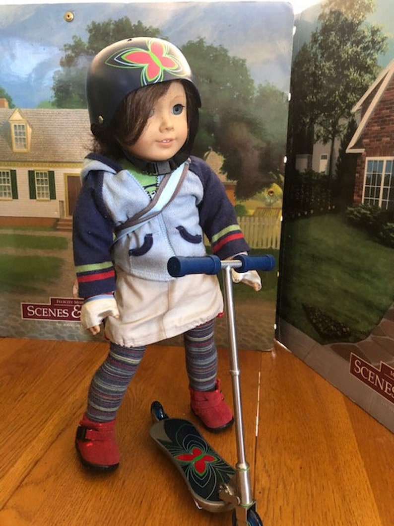 American Girl doll Lindsey and scooter Etsy