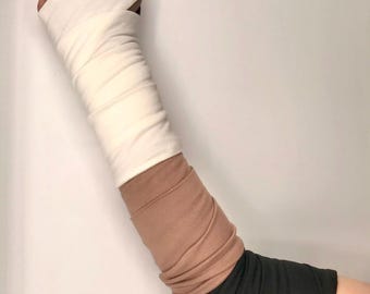 Bamboo Stretch Arm Wraps for Cosplay, Warrior Wrist Wraps for Gladiator Ninja Fairy Star Wars Rey Renfaire (4 Sizes)  Custom Orders Welcome!