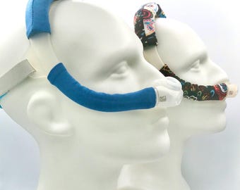 CPAP Strap Covers for Resmed Airfit N30i  P30i  X30i  I  Custom Orders Welcome  I  Bamboo or Fleece  I  Low-profile