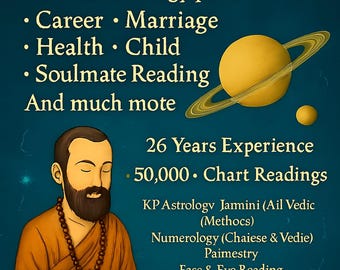 Vedic Astrology Natal Chart Reading Detailed Birthchart Interpretation