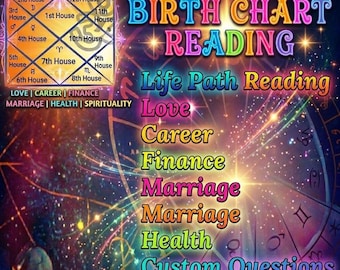 Vedic Natal Chart Reading | Astrology Report, Love, Career, Wealth Timeline (Same Day Delivery)