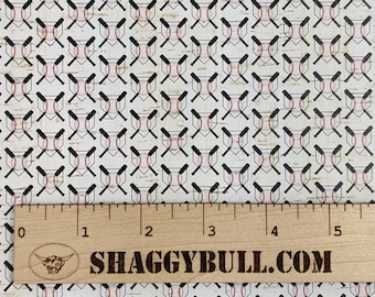 Leather Backed Cork Home Run Baseball / Sports Design 8"x10", 4"x6" (Cork Applied to Real Genuine Cowhide Leather) 4-5oz / 1.8-2mm