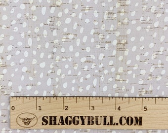 Leather Backed Cork Dalmatian Dots Silver 8"x10", 4"x6" Animal Print (Cork Applied to Real Genuine Cowhide Leather) 4-5oz / 1.8-2mm