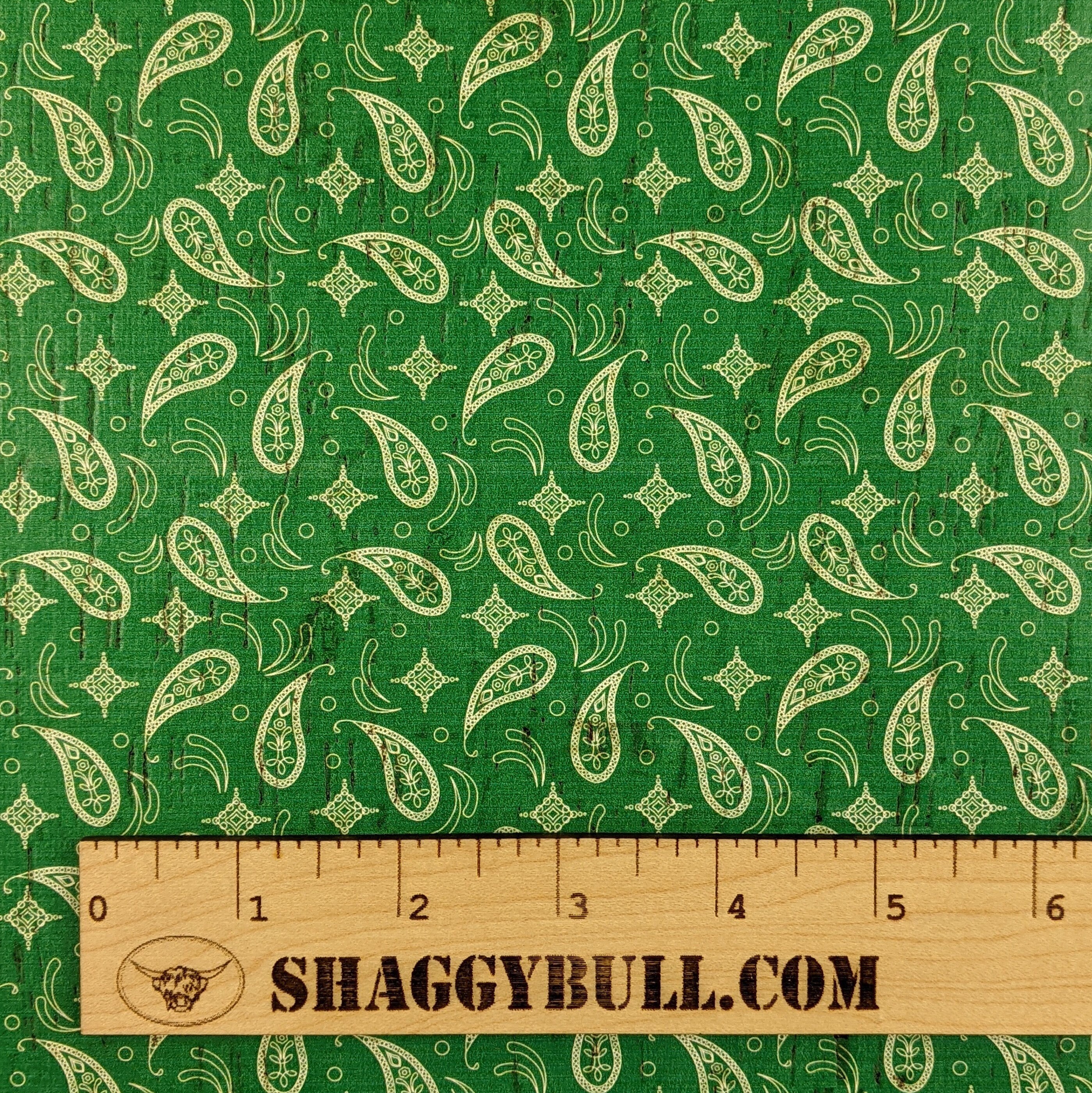green bandana pants