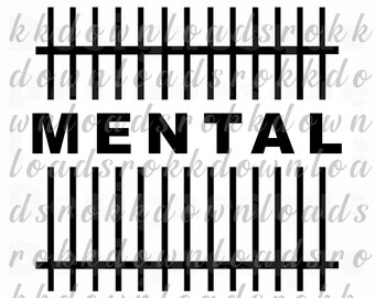 Mental prison / digital download svg