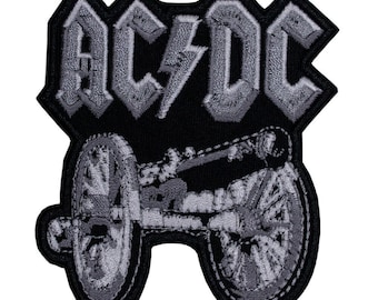 ACDC ACDC Bell Patch Hard Blues Rock Heavy Metal Rock and Roll Music Band