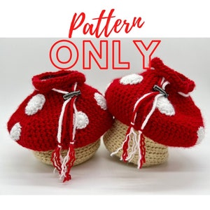 Crochet Mushroom Bag PATTERN ONLY