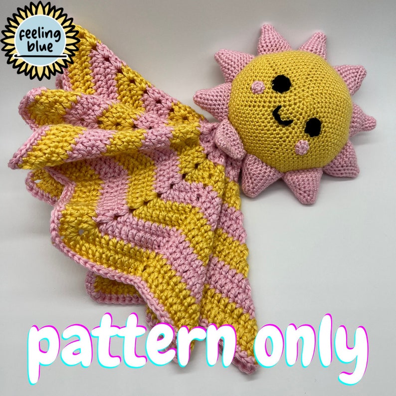 Sunshine Lovey CROCHET PATTERN Etsy