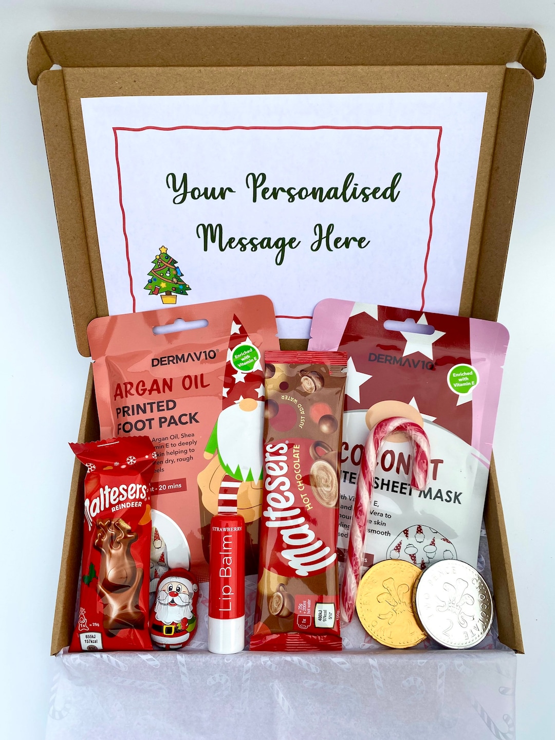 Christmas Pamper Gift Box for Her // Christmas Hamper Secret - Etsy UK