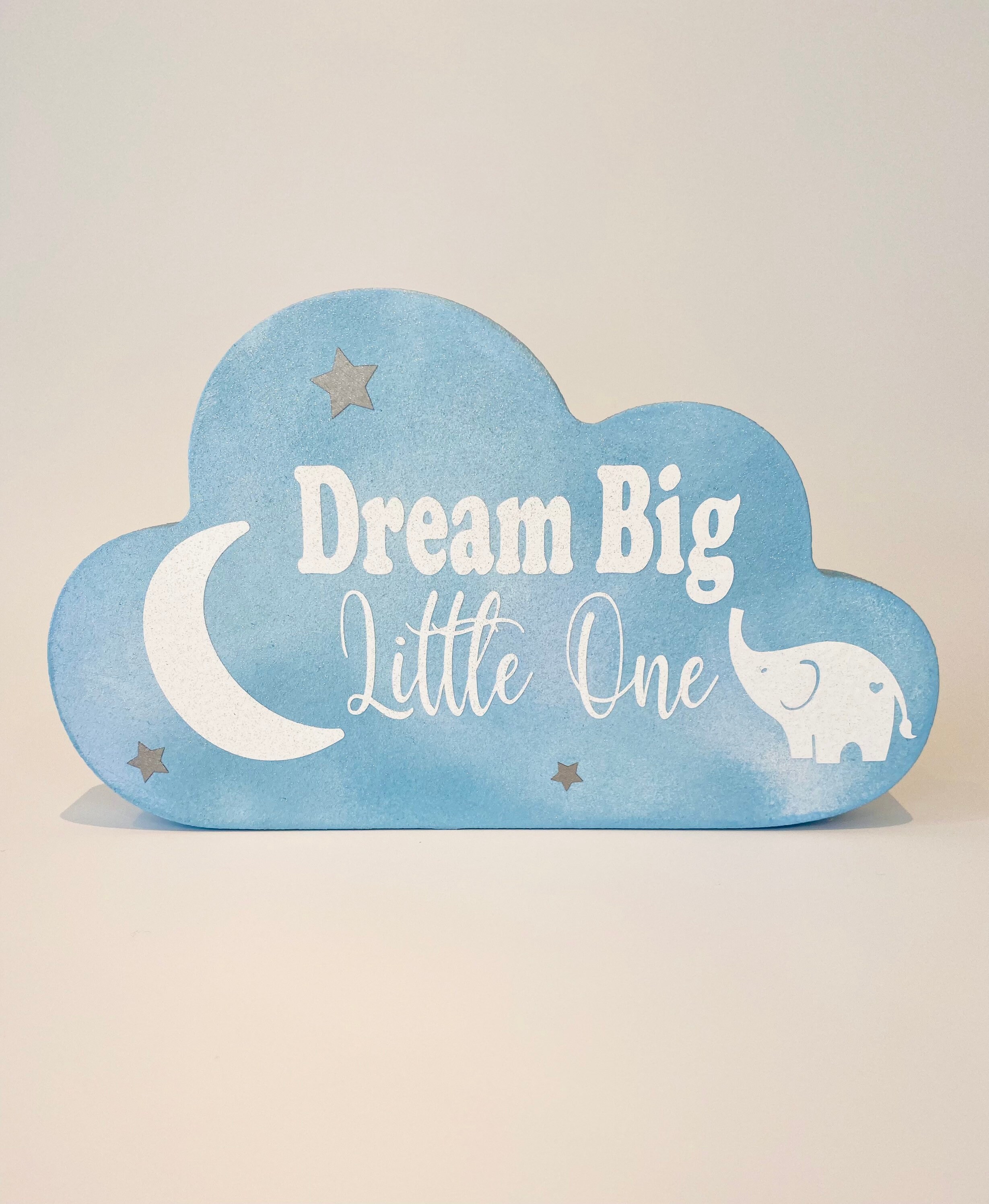 Wooden Cloud Nursery Decor // New Baby Gift Nursery Shelf Etsy UK