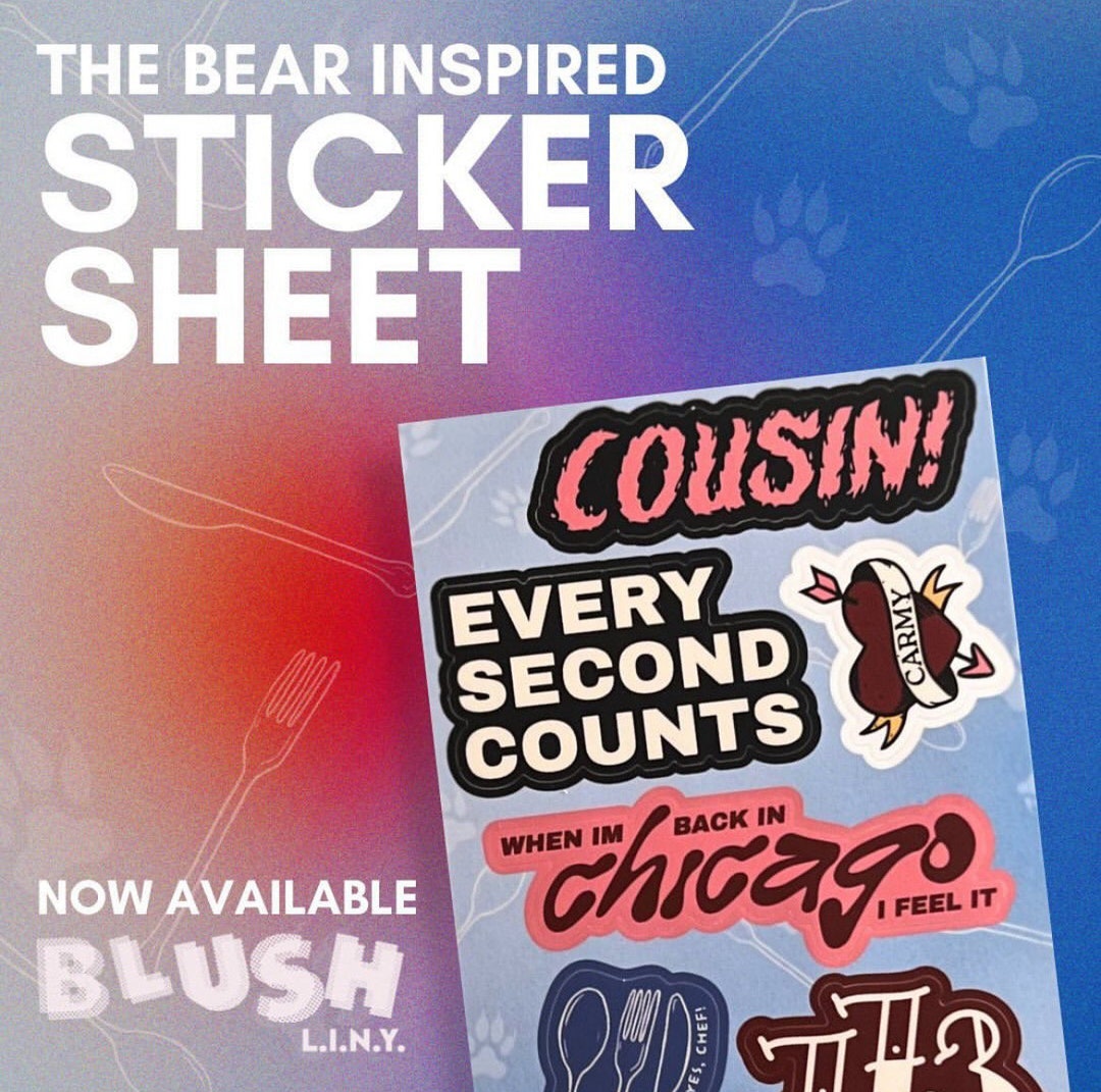 The Bear Inspired Sticker Sheet - Etsy