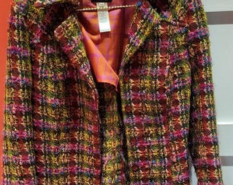 CHRISTIAN LACROIX heathered jacket