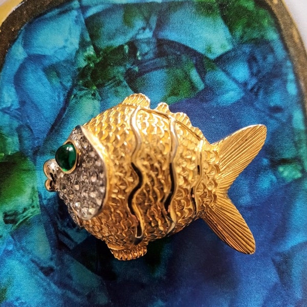 ANNEES 60  -  broche poisson