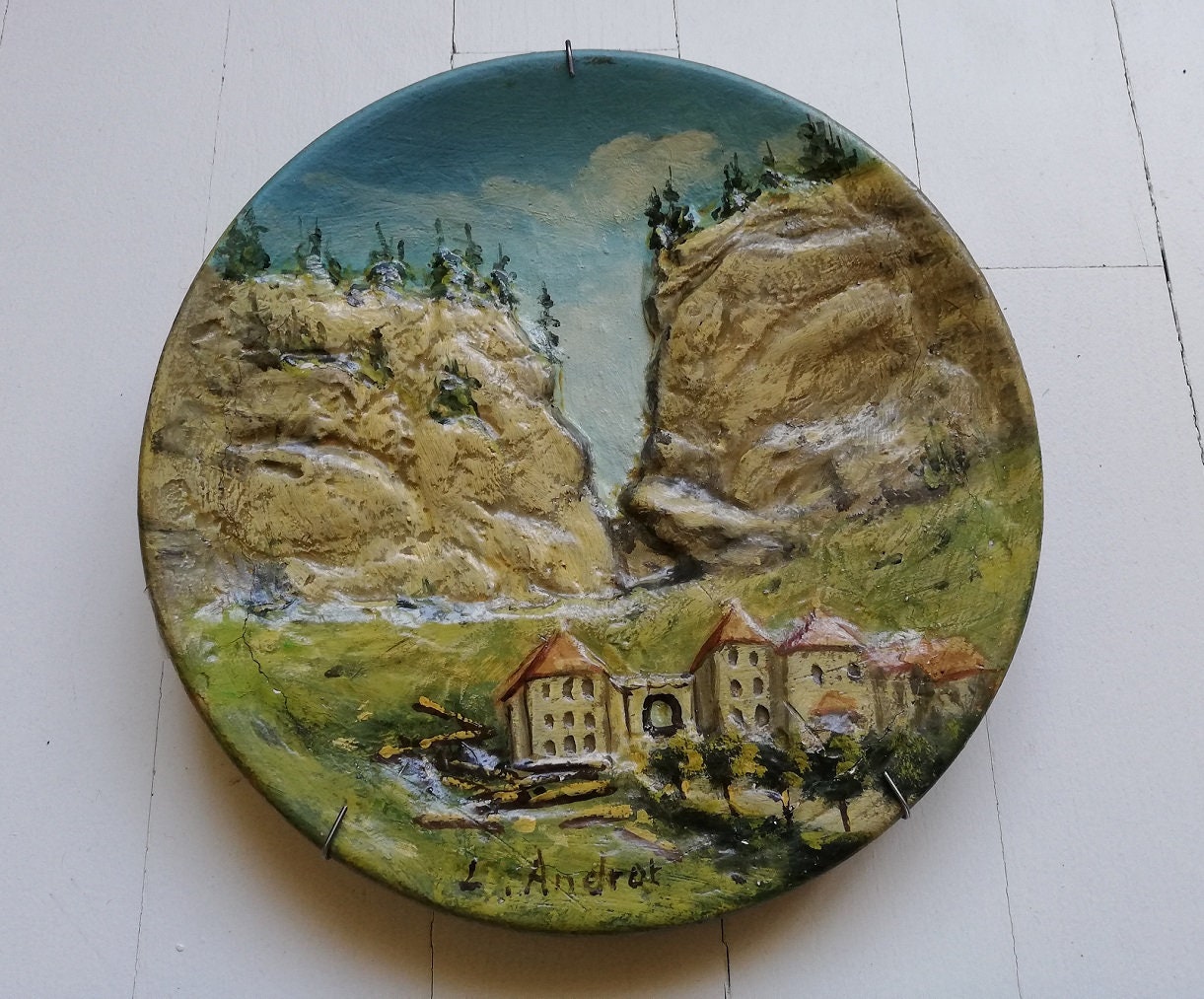 Suisse Col Des Roches - Assiette Fin 19Ème