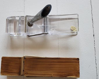 1970s - large mail clips