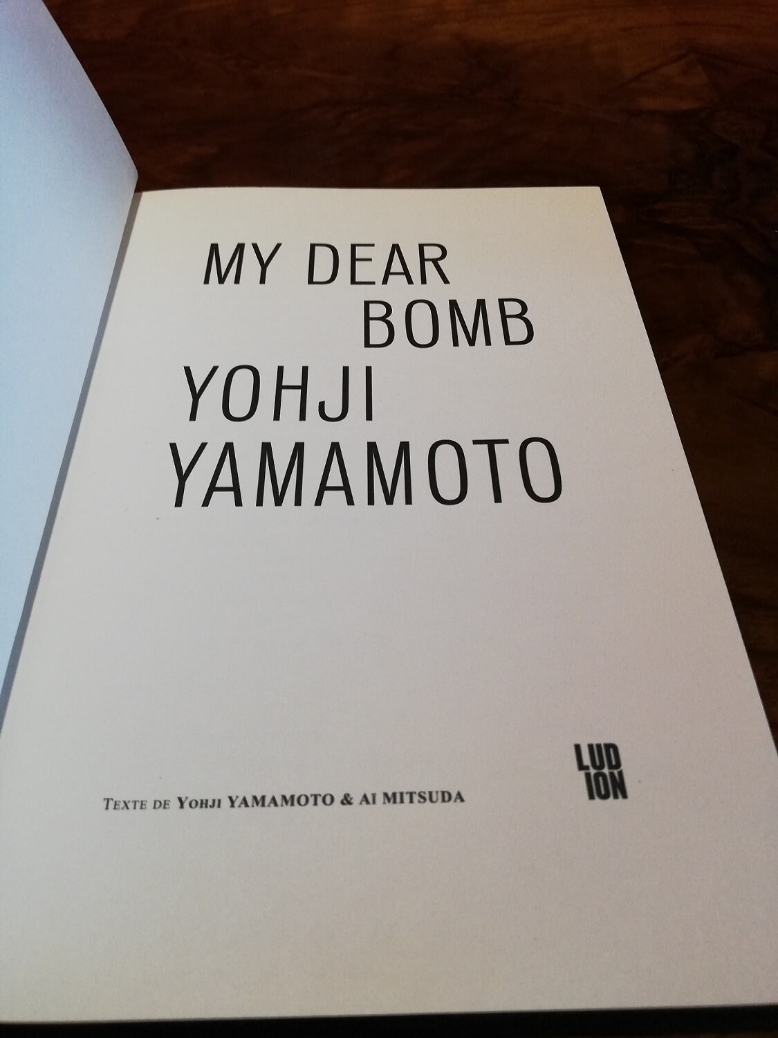 Yohji YAMAMOTO - Book My Dear Bomb - Etsy